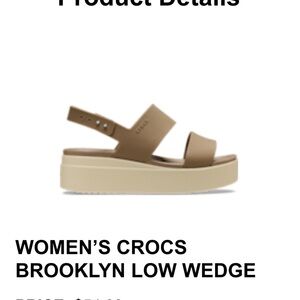 Crocs BROOKLYN LOW WEDGE